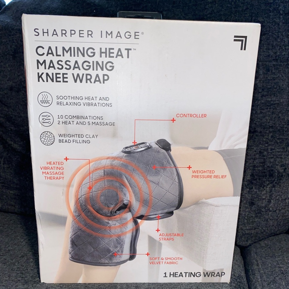 Sharper image knee heat massager